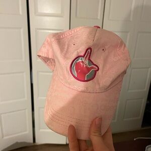 Glee Light Pink Cap with Embroidered Design
